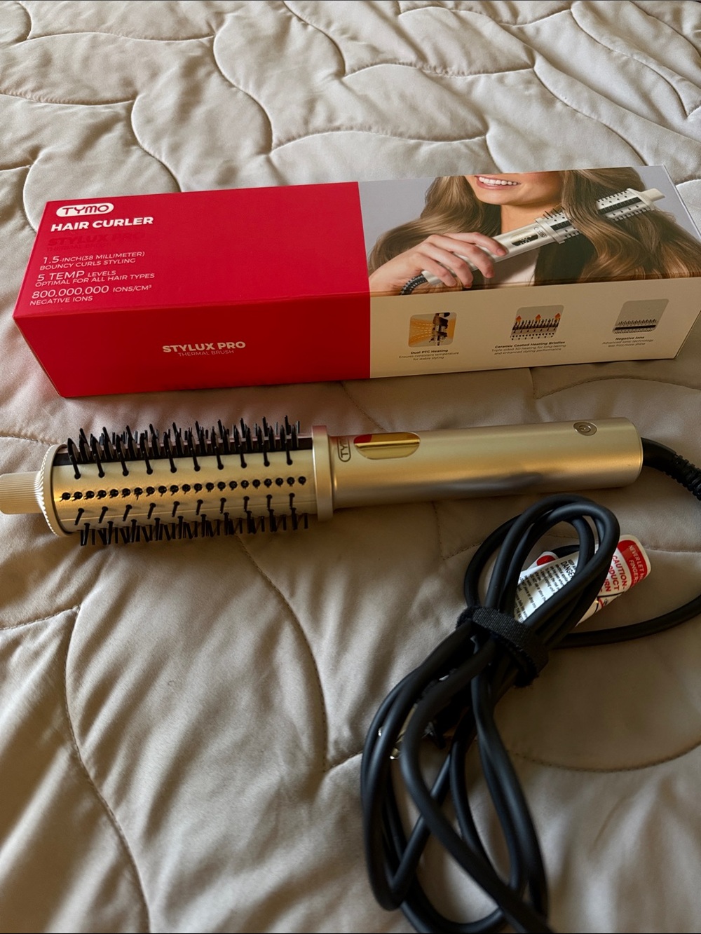 Tymo StyluxPro Brush - 1.5 Inch Ceramic Barrel